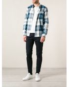Paul Smith Plaid Button Down Shirt - Lyst