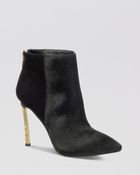 Sam Edelman Pointed Toe Booties - Sandy High Heel - Lyst