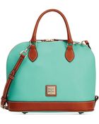 Dooney & Bourke Zip Top Satchel - Lyst