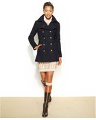Tommy Hilfiger Double-Breasted Pea Coat - Lyst