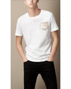 Burberry Graphic Print Cotton T-Shirt - Lyst