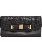 Ted Baker Beebee Bow Detail Leather Purse - Lyst