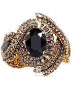Aerin Erickson Beamon Crystal Embellished Braid Bracelet - Lyst