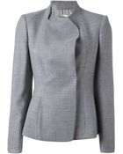 Armani Checked Blazer - Lyst