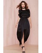 Nasty Gal Keepsake Falling For You Silk Dress - Lyst