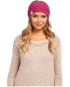 Ugg Nyla Cable Headband with Lurex - Lyst