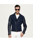 Ralph Lauren Black Label Velocity Biker Jacket - Lyst