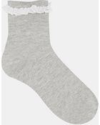 Asos Lace Trim Ankle Socks - Lyst