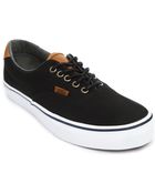 Vans Era 59 Black Leather And Canvas Sneakers - Lyst