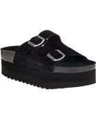 Jeffrey Campbell Aurelia Platform Sandal Black Suede - Lyst