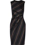 Adam Lippes Striped Wool-Blend Dress - Lyst