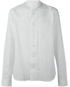 Balmain Mandarin Collar Shirt - Lyst