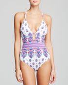Nanette Lepore Maharaja Goddess One Piece Swimsuit - Lyst