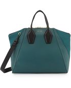 Pour La Victoire Noemi Snake-Embossed Leather Tote Bag - Lyst