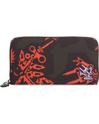 Kenzo Printed Nylon Zip Around Purse - Lyst