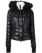 Moncler Grenoble Fur Trimmed Padded Jacket - Lyst
