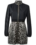Moncler Gamme Rouge Leopard Print Overcoat - Lyst