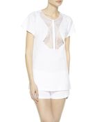 La Perla Aster Top And Shorts Pajama Set - Lyst