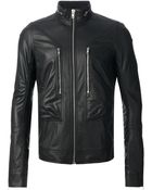 Rick Owens Classic Leather Jacket - Lyst
