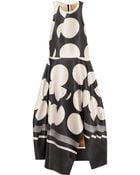 Stella McCartney Adalina Printed Satin-Twill Dress - Lyst