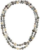 Belpearl Multicolor South Sea Tahitian Pearl Long Necklace - Lyst