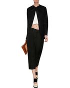Jil Sander Leather Closed Toe Sandals - Lyst