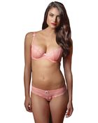 Betsey Johnson Eyelet Demi Bra - Lyst