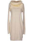 Patrizia Pepe Short Dress - Lyst