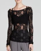Free People Top - Star Lace Lattice - Lyst