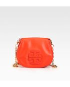 Tory Burch Logo Mini Convertible Clutch - Lyst