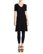 Polo Ralph Lauren Ribbed V-Neck Dress - Lyst