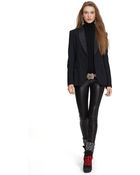 Polo Ralph Lauren Skinny Stretch-Leather Pant - Lyst