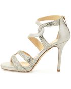Jimmy Choo Tomar Strappy Glitter Sandal - Lyst