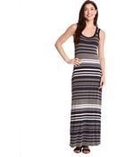 Karen Kane Contrast Maxi Dress - Lyst