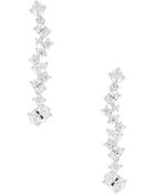 Nadri Pave Linear Drop Earrings - Lyst