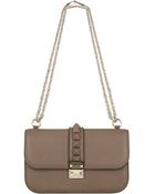 Valentino Medium Rockstud Lock Bag - Lyst