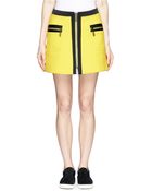 Kenzo Trim Zip Front A-line Skirt - Lyst