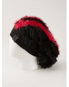 Y-3 Fur Knit Beanie - Lyst