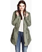 H&M Parka - Lyst