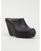 Rick Owens Distressed Clog - Lyst