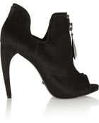Schutz Mires Calf Hair Ankle Boots - Lyst