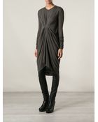 Rick Owens Lilies Long Draped Top - Lyst