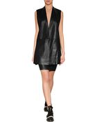 Helmut Lang Leather Vest - Lyst