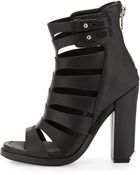 Dolce Vita Vulcan Leather Platform Bootie - Lyst