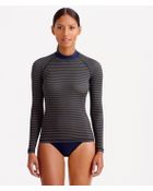 J.Crew Deck-Stripe Tie-Front Bandeau Bikini Top - Lyst