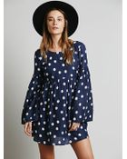 Free People Womens Free Falling Tapestry Print Dress - Lyst