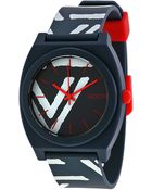Nixon Navy/Coral The Time Teller Watch - Lyst