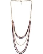 Vera Bradley Layered Bead Necklace - Lyst