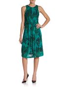Etro Paisley Print Pleated Dress - Lyst