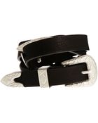 Asos Western Plate Skinny Waist Belt - Lyst